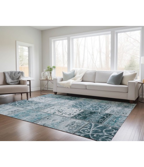 Chantille ACN566 Teal 3' x 5' Rug