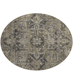 Addison Chantille ACN570 Taupe 8 ft. x 8 ft. Round Rug