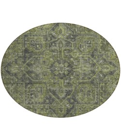 Addison Chantille ACN571 Green 8 ft. x 8 ft. Round Rug