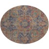 Addison Chantille ACN571 Red 8 ft. x 8 ft. Round Rug