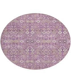 Addison Chantille ACN574 Lavender 8 ft. x 8 ft. Round Rug