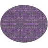 Addison Chantille ACN574 Purple 8 ft. x 8 ft. Round Rug