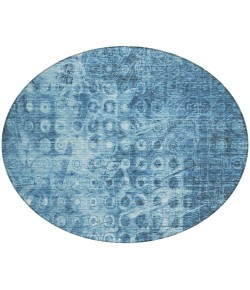 Addison Chantille ACN577 Blue 8 ft. x 8 ft. Round Rug