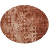 Addison Chantille ACN577 Paprika 8 ft. x 8 ft. Round Rug
