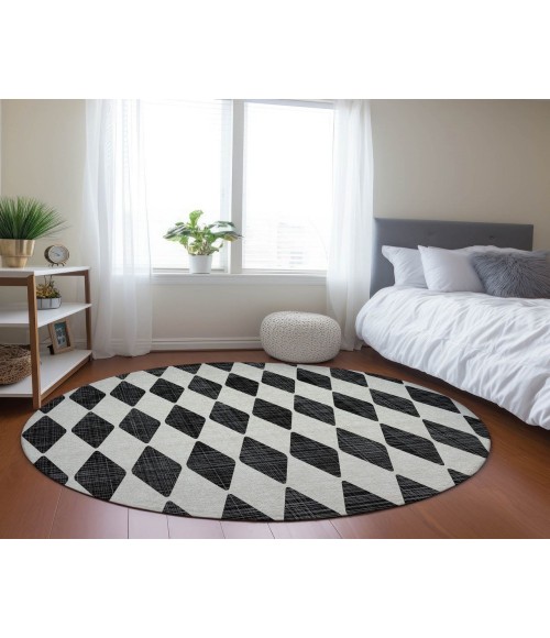 Chantille ACN578 Black 8' x 8' Rug