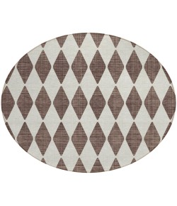 Addison Chantille ACN578 Brown 8 ft. x 8 ft. Round Rug