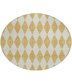 Addison Chantille ACN578 Gold 8 ft. x 8 ft. Round Rug