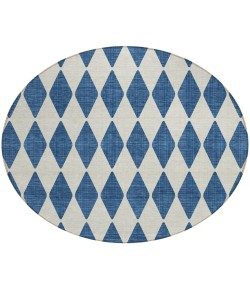 Addison Chantille ACN578 Navy 8 ft. x 8 ft. Round Rug