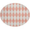 Addison Chantille ACN578 Salmon 8 ft. x 8 ft. Round Rug