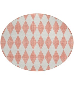 Addison Chantille ACN578 Salmon 8 ft. x 8 ft. Round Rug