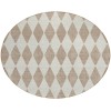 Addison Chantille ACN578 Taupe 8 ft. x 8 ft. Round Rug