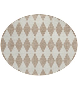 Addison Chantille ACN578 Taupe 8 ft. x 8 ft. Round Rug