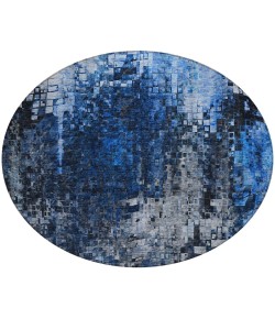 Addison Chantille ACN581 Blue 8 ft. x 8 ft. Round Rug