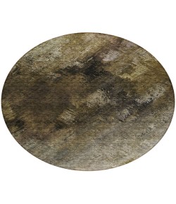Addison Chantille ACN590 Chocolate 8 ft. x 8 ft. Round Rug