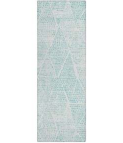 Addison Chantille ACN591 Aqua 2 ft. 3 in. x 7 ft. 6 in. Runner Rug
