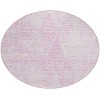 Addison Chantille ACN591 Pink 8 ft. x 8 ft. Round Rug