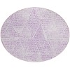 Addison Chantille ACN591 Purple 8 ft. x 8 ft. Round Rug