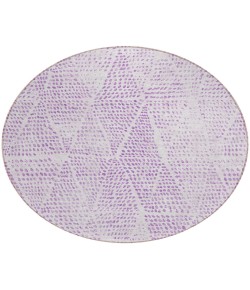 Addison Chantille ACN591 Purple 8 ft. x 8 ft. Round Rug