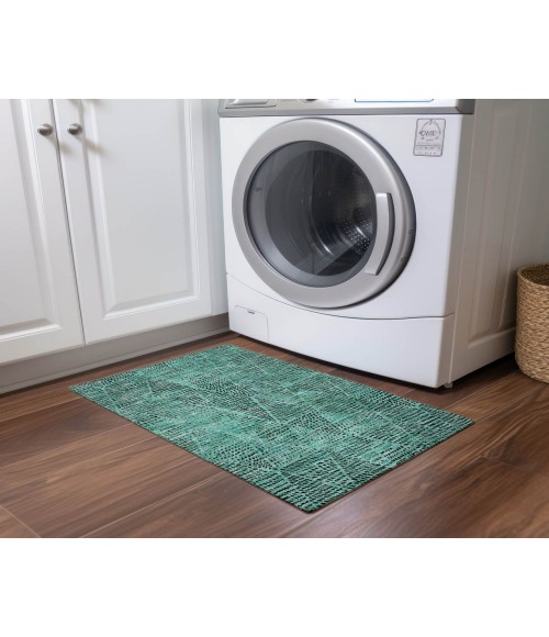 Chantille ACN591 Teal 1'8" x 2'6" Rug