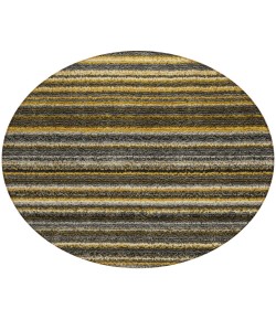 Addison Chantille ACN598 Gold 8 ft. x 8 ft. Round Rug