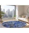 Chantille ACN600 Blue 8' x 8' Rug