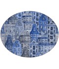 Chantille ACN600 Blue 8' x 8' Rug