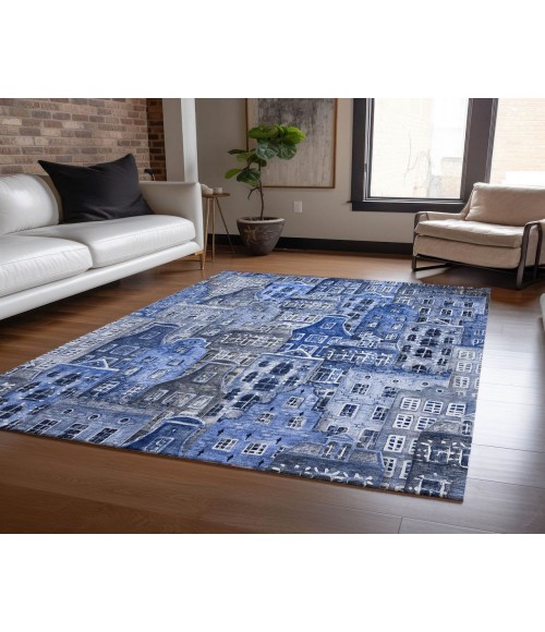 Chantille ACN600 Blue 8' x 10' Rug