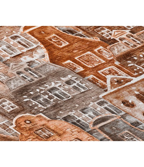 Chantille ACN600 Paprika 5' x 7'6" Rug