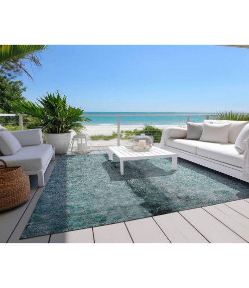 Chantille ACN605 Teal 3' x 5' Rug