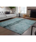 Chantille ACN605 Teal 3' x 5' Rug