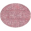Addison Chantille ACN611 Pink 8 ft. x 8 ft. Round Rug