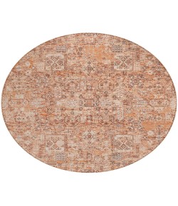 Addison Chantille ACN611 Salmon 8 ft. x 8 ft. Round Rug