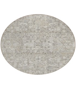 Addison Chantille ACN611 Taupe 8 ft. x 8 ft. Round Rug