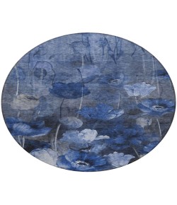Addison Chantille ACN613 Blue 8 ft. x 8 ft. Round Rug