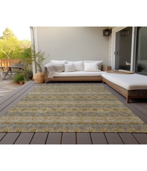 ADDISON ACN615 Rug Chantille ACN615 Gold 3' x 5' Rug