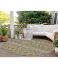 ADDISON ACN615 Rug Chantille ACN615 Gold 8' x 8' Rug