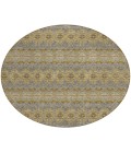 ADDISON ACN615 Rug Chantille ACN615 Gold 8' x 8' Rug