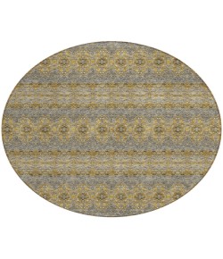 Addison Chantille ACN615 Gold 8 ft. x 8 ft. Round Rug Addison Chantille ACN615 Gold 8 ft. x 8 ft. Round Rug
