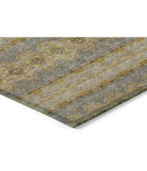 ADDISON ACN615 Rug Chantille ACN615 Gold 3' x 5' Rug