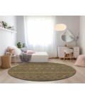 ADDISON ACN615 Rug Chantille ACN615 Green 8' x 8' Rug