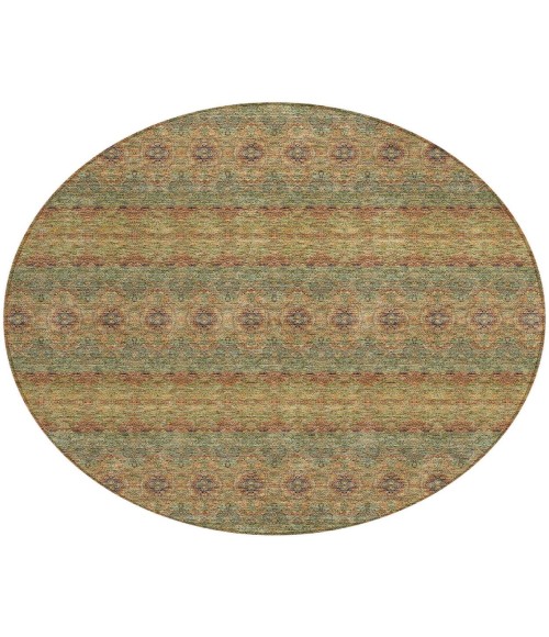 ADDISON ACN615 Rug Chantille ACN615 Green 8' x 8' Rug