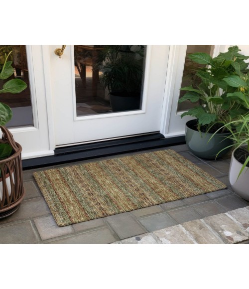 ADDISON ACN615 Rug Chantille ACN615 Green 1'8" x 2'6" Rug