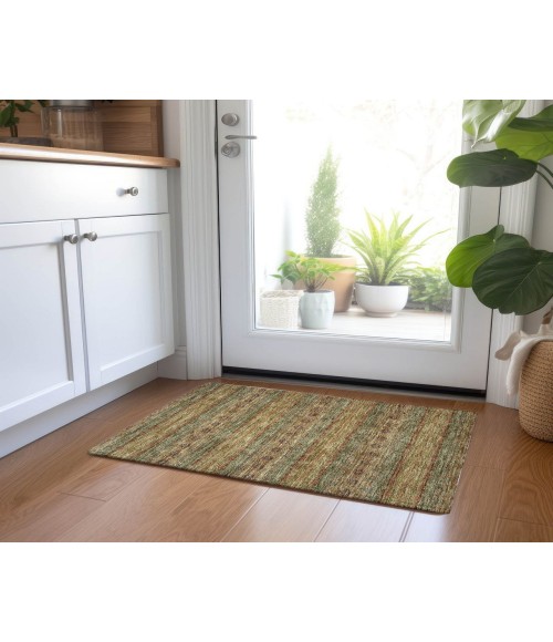 ADDISON ACN615 Rug Chantille ACN615 Green 1'8" x 2'6" Rug