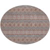 Addison Chantille ACN615 Paprika 8 ft. x 8 ft. Round Rug Addison Chantille ACN615 Paprika 8 ft. x 8 ft. Round Rug