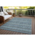 ADDISON ACN615 Rug Chantille ACN615 Teal 3' x 5' Rug