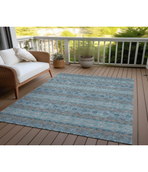 ADDISON ACN615 Rug Chantille ACN615 Teal 3' x 5' Rug