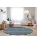ADDISON ACN615 Rug Chantille ACN615 Teal 8' x 8' Rug