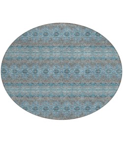 Addison Chantille ACN615 Teal 8 ft. x 8 ft. Round Rug Addison Chantille ACN615 Teal 8 ft. x 8 ft. Round Rug
