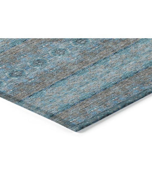 ADDISON ACN615 Rug Chantille ACN615 Teal 3' x 5' Rug