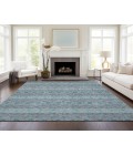 ADDISON ACN615 Rug Chantille ACN615 Teal 3' x 5' Rug